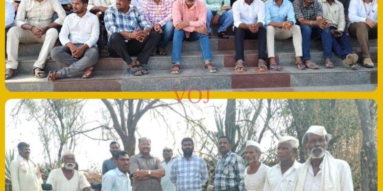 ಭೂಮಾಪಕರ ಮೇಲಿನ ಹಲ್ಲೆ ಖಂಡಿಸಿ ಆಡಳಿತ ಸೌಧದ ಎದುರು ಧರಣಿ..!