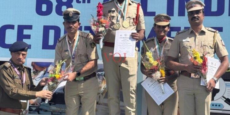 ರಾಷ್ಟ್ರೀಯ ಮಟ್ಟದಲ್ಲಿ ಬೆಳ್ಳಿ ಪದಕ ಪಡೆದ ಇಂಡಿ ಸಿಪಿಐ ಡಪ್ಪಿನ