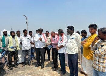 ಉಡುತೊರೆ ಹಳ್ಳ ಜಲಾಶಯಕ್ಕೆ ಶಾಸಕ ಎಂ.ಆರ್ ಮಂಜುನಾಥ್ ಬೇಟಿ ನೀಡಿ ಪರಿಶೀಲನೆ