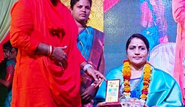 ಜಿಲ್ಲಾ ಮಟ್ಟದ ಅನುಪಮಾ ಸೇವಾ ಪ್ರಶಸ್ತಿ ವಿಜೇತೆ ಭಾಗ್ಯಜ್ಯೋತಿ