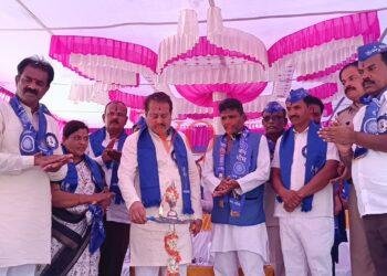 ಮುದ್ದೆಬಿಹಾಳ| ಸಂವಿಧಾನ ಶಿಲ್ಪಿ ಡಾ.ಬಿ ಆರ್ ಅಂಬೇಡ್ಕರ್ ಅವರ 134 ನೇ ಜಯಂತೋತ್ಸವವನ್ನು ಅದ್ದೂರಿಯಾಗಿ ಆಚರಣೆ