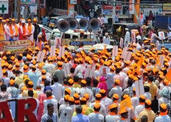 ಮುದ್ದೇಬಿಹಾಳ | ಶಾಸಕ ಬಸನಗೌಡ ಉಚ್ಚಾಟನೆ ಖಂಡಿಸಿ ಬೃಹತ್ ಪ್ರತಿಭಟನೆ..