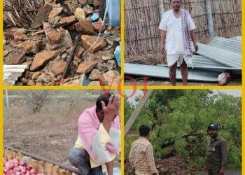 ಮುದ್ದೇಬಿಹಾಳ| ಬಾರಿ ಗಾಳಿ ಮಳೆಗೆ ಅಪಾರ ಹಾನಿ..!