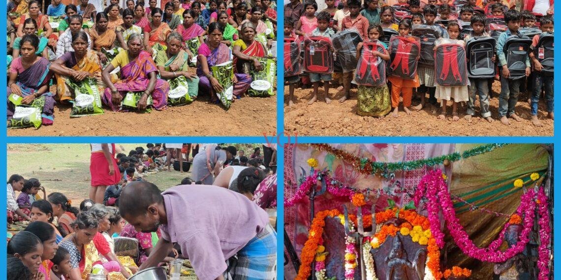 ಕತ್ರಿಮಲೆ ಪವಾಡ ಪುಣ್ಯಕ್ಷೇತ್ರದಲ್ಲಿ ನಾಗಮಲೆ ಗ್ರೂಪ್ ನ ವತಿಯಿಂದ ವಿಶೇಷ ಪೂಜೆ ಹಾಗೂಪರಸೇವೆ: ಶಾಲಾ ವಿದ್ಯಾರ್ಥಿಗಳಿಗೆ ಬ್ಯಾಗ್ ವಿತರಣೆ