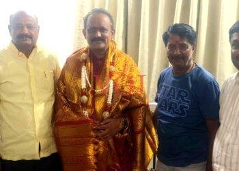 ಮುದ್ದೇಬಿಹಾಳ | ಬಿಜೆಪಿ ಜಿಲ್ಲಾ ಅಧ್ಯಕ್ಷರಿಗೆ ಗೌರವ ಸನ್ಮಾನ