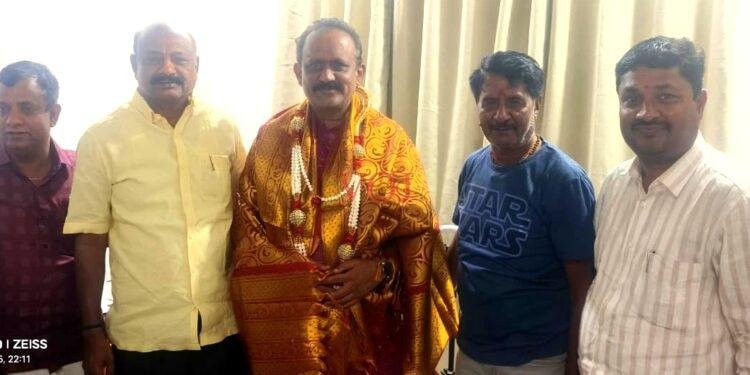 ಮುದ್ದೇಬಿಹಾಳ | ಬಿಜೆಪಿ ಜಿಲ್ಲಾ ಅಧ್ಯಕ್ಷರಿಗೆ ಗೌರವ ಸನ್ಮಾನ