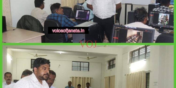 ಎಸ್‌ಎಸ್‌ಎಲ್‌ಸಿ-೨ರ ಪರೀಕ್ಷೆಯ ವೆಬ್ ಕಾಸ್ಟಿಂಗ್ : ಪರಿಶೀಲನೆ ನಡೆಸಿದ ಜಿ.ಪಂ ಸಿಇಓ ರಿಷಿ ಆನಂದ