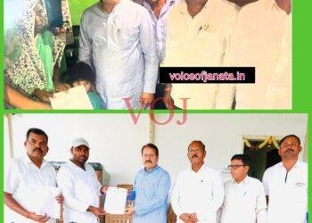 ಸಿಡಿಲು ಬಡಿದು ಮೃತಪಟ್ಟ ಮಲ್ಲಪ್ಪ ಕುಟುಂಬಕ್ಕೆ 5 ಲಕ್ಷ ರೂ ಚೆಕ್ ಶಾಸಕ ನಾಡಗೌಡ ವಿತರಣೆ