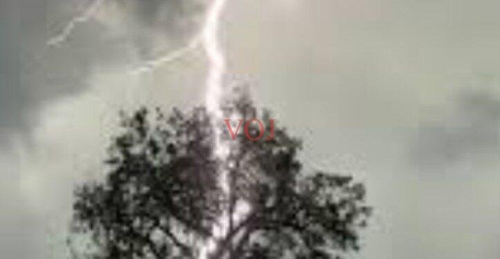 ಸಿಡಿಲು ಬಡಿದು ರೈತ ಸಾವು..!