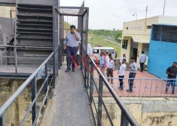 ಬಸವಸಾಗರಕ್ಕೆ ಕೆಬಿಜೆಎನ್ಎಲ್ ಎಂ.ಡಿ ಭೇಟಿ, ಪರಿಶೀಲನೆ