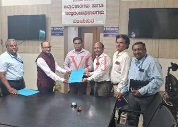 ಬಿ.ಆರ್.ಅಂಬೇಡ್ಕರ್ ಜಿಲ್ಲಾ ಕ್ರೀಡಾಂಗಣಕ್ಕೆ ಸೌರವಿದ್ಯುತ್ ಅಳವಡಿಕೆ ಕಾಮಗಾರಿಗೆ ಎನ್‌ಟಿಪಿಸಿ ಪವರ್ ಗ್ರಿಡ್‌ದೊಂದಿಗೆ ಒಡಂಬಡಿಕೆ