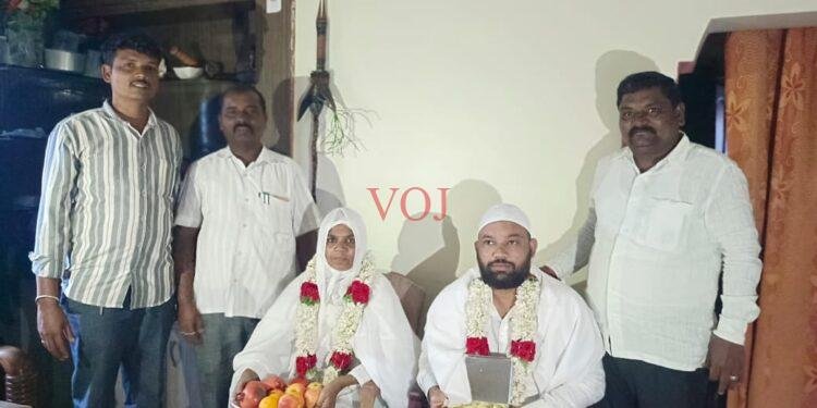 ಮುದ್ದೇಬಿಹಾಳ | ಹಜ್ ಯಾತ್ರೆಗರಿಗೆ  ಸನ್ಮಾನ್