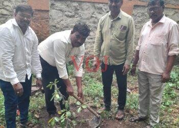 ವಾರ್ತಾ ಮತ್ತು ಸಾರ್ವಜನಿಕ ಸಂಪರ್ಕ ಇಲಾಖೆ ಕಚೇರಿಯಲ್ಲಿ ಸಸಿ ನೆಡುವ ಕಾರ್ಯಕ್ರಮ