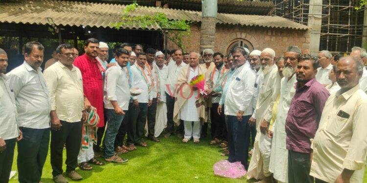 ಬಿಜೆಪಿ ತೊರೆದು ಕಾಂಗ್ರೆಸ್ ಸೇರ್ಪಡೆಯಾದ ಗ್ರಾ.ಪಂ. ಸದಸ್ಯರು