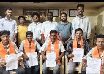 ನಗರದ ದೇಶ ರಕ್ಷಕರ ಪಡೆ ಕಛೇರಿಯಲ್ಲಿ ಯುವ ಘಟಕದ ಸಭೆ ಹಾಗೂ ನೂತನ ಪದಾಧಿಕಾರಿಗಳ ನೇಮಕ