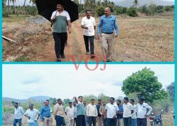 ಶಾಸಕರಿಂದ ಹುಬ್ಬೆ ಹುಣಸೆ ಡ್ಯಾಮ್ ಹಾಗೂ ಕಾಲುವೆಗಳ ವೀಕ್ಷಣೆ