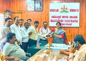 ಮುದ್ದೇಬಿಹಾಳ ನೂತನ ತಹಸೀಲ್ದಾ‌ರ್ ಕೀರ್ತಿ ಅಧಿಕಾರ ಸ್ವೀಕಾರ