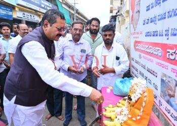 ಅಭಿವೃದ್ಧಿ ಕಾಮಗಾರಿಗೆ ಭೂಮಿಪೂಜೆ; ಅಹವಾಲು ಸ್ವೀಕಾರ