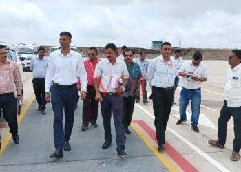 ವಿಮಾನ ನಿಲ್ದಾಣಕ್ಕೆ ಜಿಲ್ಲಾಧಿಕಾರಿ ಡಾ.ಆನಂದ ಕೆ.ಭೇಟಿ ಪರಿಶೀಲನೆ