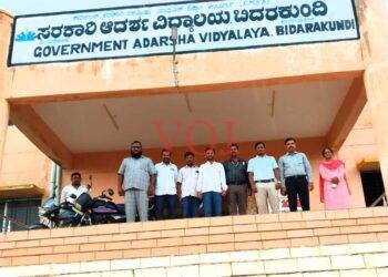 ಸರ್ಕಾರಿ ಆದರ್ಶ ವಿದ್ಯಾಲಯಕ್ಕೆ ಮುದ್ದೇಬಿಹಾಳ ತಾಲೂಕಾ ಪಂಚಾಯತಿಯ ಕಾರ್ಯನಿವಾಹಕ ಅಧಿಕಾರಿ ಬೇಟೆ ನೀಡಿ ಪರಿಶೀಲನೆ.