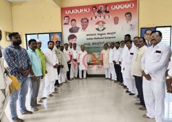 ಕಾಂಗ್ರೆಸ್ ಕಾರ್ಯಲಯದಲ್ಲಿ ಕ್ರಾಂತಿ ಜ್ಯೋತಿ ಆಚರಣೆ..!