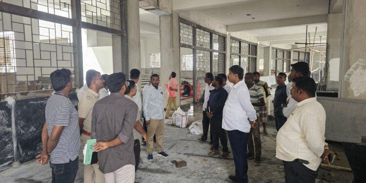 ಮಲೈಮಹದೇಶ್ವರ ಬೆಟ್ಟದಲ್ಲಿ ಪ್ರಾಧಿಕಾರ ಅಭಿವೃದ್ಧಿ ಕಾಮಗಾರಿ ಪರಿಶೀಲನೆ ನಡೆಸಿದ ಶಾಸಕ ಎಂ.ಆರ್ ಮಂಜುನಾಥ್