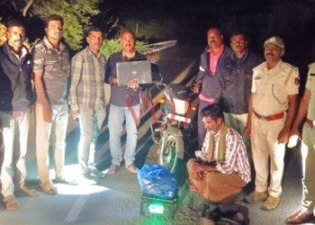 ಅಕ್ರಮ ಗಾಂಜಾ ಸಾಗಾಟ : 01 ಕೆ.ಜಿ, 840 ಗ್ರಾಂ ತೂಕದ ಗಾಂಜಾ ವಶ