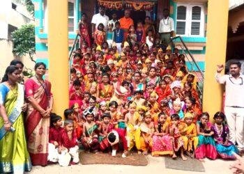 ಎಸ್ಎನ್ ಡಿ ನ್ಯಾಷನಲ್ ಪಬ್ಲಿಕ್ ಶಾಲೆಯ ಮಕ್ಕಳು  ಶ್ರೀ ಕೃಷ್ಣ ಜನ್ಮಾಷ್ಟಮಿ ಆಚರಣೆ 