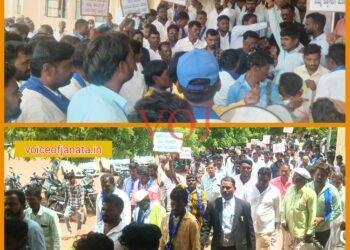 ಸರ್ಕಾರದ ಅಣಕು ಶವಯಾತ್ರೆಗೆ ದೊರೆಯದ ಅವಕಾಶ ಒಳಮೀಸಲಾತಿಗಾಗಿ ಮಾದಿಗ ಸಮುದಾಯದಿಂದ ಪ್ರತಿಭಟನೆ