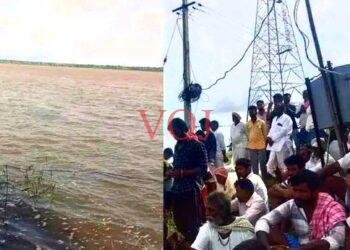 ನದಿಯಲ್ಲಿ ಎತ್ತುಗಳಿಗೆ ಸ್ನಾನ ಮಾಡಿಸುವ ಸಂದರ್ಭದಲ್ಲಿ ವ್ಯಕ್ತಿಯನ್ನು ಎಳೆದೊಯ್ದ ಮೊಸಳೆ.