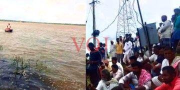 ನದಿಯಲ್ಲಿ ಎತ್ತುಗಳಿಗೆ ಸ್ನಾನ ಮಾಡಿಸುವ ಸಂದರ್ಭದಲ್ಲಿ ವ್ಯಕ್ತಿಯನ್ನು ಎಳೆದೊಯ್ದ ಮೊಸಳೆ.