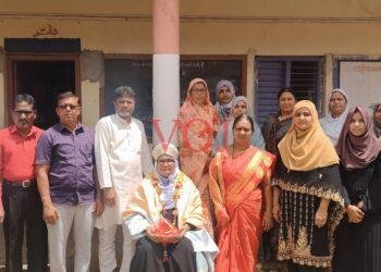 ಜಿಲ್ಲಾ ಅತ್ಯುತ್ತಮ ಶಿಕ್ಷಕಿ ಪ್ರಶಸ್ತಿ ಗೆ ಆಯ್ಕೆಯಾದ ಪರೀದಬೇಗಂ ಅವರಿಗೆ ಗೌರವ ಸನ್ಮಾನ 