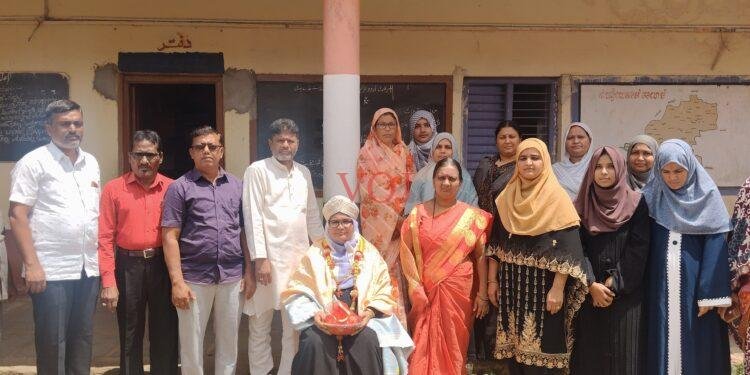 ಜಿಲ್ಲಾ ಅತ್ಯುತ್ತಮ ಶಿಕ್ಷಕಿ ಪ್ರಶಸ್ತಿ ಗೆ ಆಯ್ಕೆಯಾದ ಪರೀದಬೇಗಂ ಅವರಿಗೆ ಗೌರವ ಸನ್ಮಾನ 