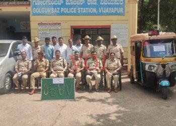 ವಾಹನ ಕಳ್ಳನ ಬಂಧನ, ಬಂಧಿತ ಆರೋಪಿಯಿಂದ 17 ಲಕ್ಷದ 15 ಸಾವಿರ ಮೌಲ್ಯದ ಕಾರು, ಮೊಬೈಲ್‌ನ್ನು ವಶಕ್ಕೆ