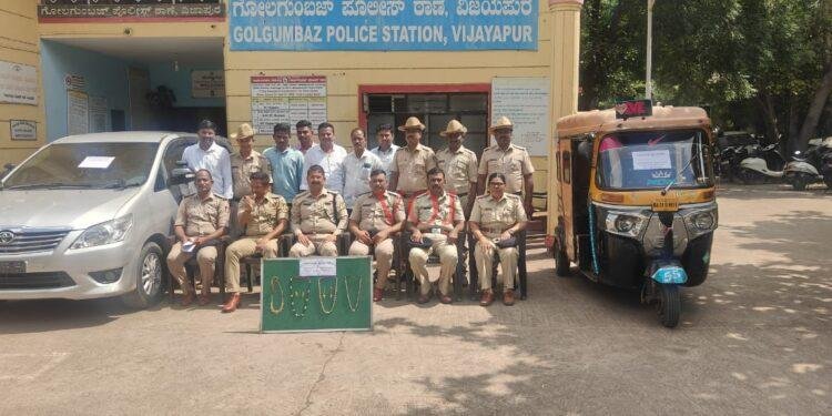 ವಾಹನ ಕಳ್ಳನ ಬಂಧನ, ಬಂಧಿತ ಆರೋಪಿಯಿಂದ 17 ಲಕ್ಷದ 15 ಸಾವಿರ ಮೌಲ್ಯದ ಕಾರು, ಮೊಬೈಲ್ನ್ನು ವಶಕ್ಕೆ