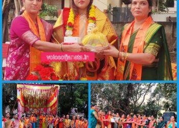 ಇಂಡಿಯಲ್ಲಿ ಪ್ರಪ್ರಥಮ ಮಹಿಳೆಯರಿಂದ ಬಾರಿಗೆ ಗಜಾನನನ ಪ್ರತಿಷ್ಟಾಪನೆ, ಜನಮನ ಸೆಳೆದ ಮಹಿಳೆಯರು