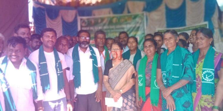 52ನೇ ದಿನಕ್ಕೆ ಕಾಲಿಟ್ಟ ರೈತರ ಹೋರಾಟ ಮಾಜಿ ಶಾಸಕಿ ಪರಿಮಳ ನಾಗಪ್ಪ ಬೆಂಬಲ