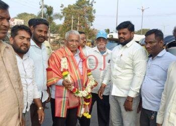 ಲಿಂಗಸುಗೂರಿನಿಂದ ಮುದೋಳಕ್ಕೆ ತೆರಳುತ್ತಿದ್ದ ಸಂದರ್ಭ ಸಚಿವ ಆರ್.ಬಿ. ತಿಮ್ಮಾಪುರರಿಗೆ ಮುದ್ದೇಬಿಹಾಳದಲ್ಲಿ ಗೌರವ ಸನ್ಮಾನ.