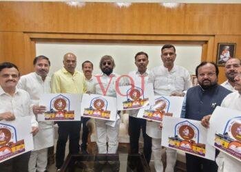 40ನೇ ರಾಜ್ಯ ಪತ್ರಕರ್ತರ ಸಮ್ಮೇಳನದ ಲಾಂಛನ ಅನಾವರಣ ಮಾಡಿದ ಮುಖ್ಯಮಂತ್ರಿ ಸಿದ್ದರಾಮಯ್ಯ