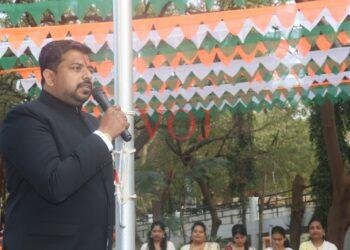 ಜಿಲ್ಲಾ ಪಂಚಾಯತಿ ಕಾರ್ಯಾಲಯದಲ್ಲಿ ಹಮ್ಮಿಕೊಂಡ 77ನೇ ಗಣರಾಜ್ಯೋತ್ಸವ ಆಚರಣೆ ಮುಖ್ಯ ಕಾರ್ಯನಿರ್ವಾಹಕ ಅಧಿಕಾರಿಗಳಾದ ರಿಷಿ ಆನಂದ ಅವರಿಂದ ಧ್ವಜಾರೋಹಣ