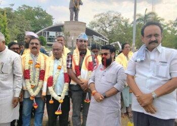 ಹೋರಾಟಗಾರ ಮಲ್ಲಿಕಾರ್ಜುನ ಕೆಂಗನಾಳ ಅವರಿಗೆ ಸನ್ಮಾನ
