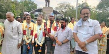 ಹೋರಾಟಗಾರ ಮಲ್ಲಿಕಾರ್ಜುನ ಕೆಂಗನಾಳ ಅವರಿಗೆ ಸನ್ಮಾನ