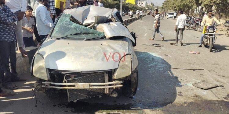 ಇಂಡಿಯಲ್ಲಿ ಡೆಡ್ಲಿ ಅಪಘಾತ, ತಪ್ಪಿದ ಬಾರಿ ಅನಾಹುತ..!