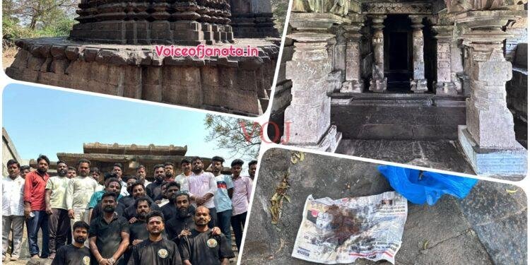 ಶತಮಾನಗಳ ಪರಂಪರೆಯ ಹೊರ್ತಿ ಗ್ರಾಮದ ಶಿವ ದೇವಾಲಯಕ್ಕೆ ಸ್ವಚ್ಚತೆಯ