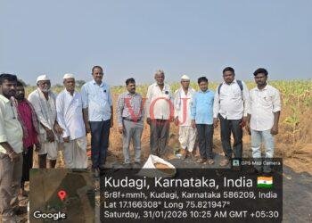 ಕಡಲೆ ನೀರಾವರಿ ಬೆಳೆ ಕಟಾವು ಮೇಲ್ವಿಚಾರಣೆ ಎಸಿ ಚಿದಾನಂದ