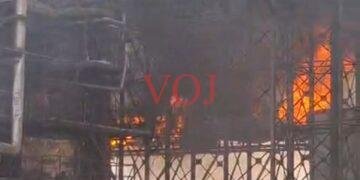 ಸಕ್ಕರೆ ಕಾರ್ಖಾನೆಯಲ್ಲಿ ಅಗ್ನಿ ಅವಘಡ