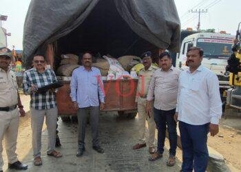 ಅಕ್ರಮ ಅಕ್ಕಿ ಸಾಗಾಟ,1.19 ಲಕ್ಷ ಮೌಲ್ಯದ ಅಕ್ಕಿ ಜಪ್ತಿ‌.!