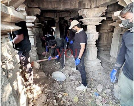 ಚಾಲುಕ್ಯರ ಕಾಲದ ಶ್ರೀ ಸಂಗಮೇಶ್ವರ ದೇಗುಲದಲ್ಲಿ ಗಾನಯೋಗಿ ಸಂಘದ ಸ್ವಚ್ಛತಾ ಸೇವೆ