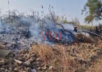 ವಿದ್ಯುತ್ ಶಾರ್ಟ್ ಸರ್ಕ್ಯೂಟ್ ನಿಂದ 6 ಎಕರೆ ಜಮೀನಿನಲ್ಲಿ ಬೆಳೆದು ನಿಂತ ಕಬ್ಬು ಸುಟ್ಟು ಭಸ್ಮ..!