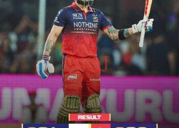 ಉದ್ಘಾಟನೆ ಪಂದ್ಯದಲ್ಲಿ RCB ವಿರುದ್ಧ ಮಂಡಿಯೂರಿದ SRH,  ಗೆಲುವಿನ ನಗೆಯಲ್ಲಿ ಹಾಲಿ ಚಾಂಪಿಯನ್